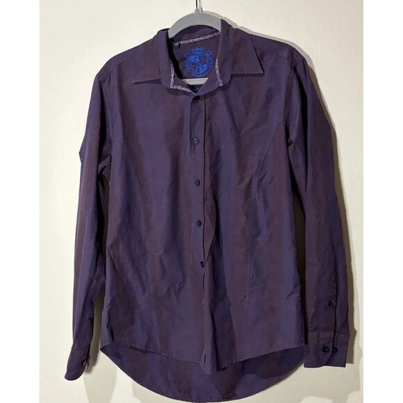 Eight & X Men’s Button Up Shirt Medium Purple Vintage Long Sleeve - Picture 1 of 8